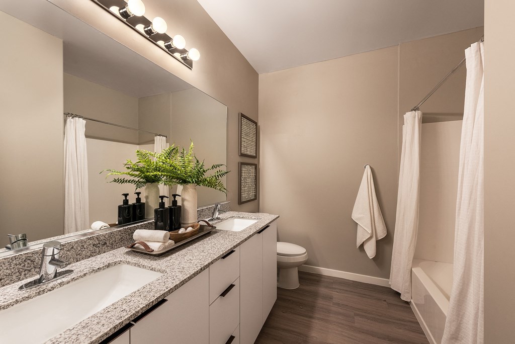 Three Bedroom Bathroom at The Ashley Townhomes in Chandler Arizona
