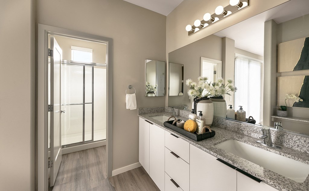 Three Bedroom Bathroom at The Ashley Townhomes in Chandler Arizona
