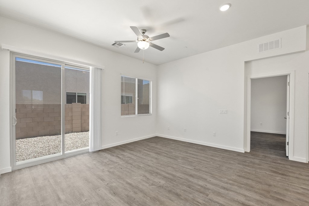 Three Bedroom Living Room at Casitas Catalina Apartments in Tucson
