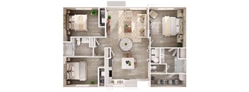 Three Bedroom Two Bathroom at Casitas Catalina in Oro Valley Arizona