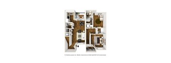 Two Bedroom Two and a Half Bath