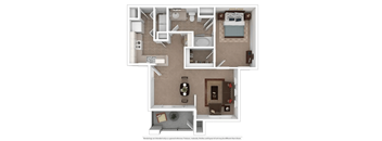 Tralee A3 759 sqft at The Club at Coldwater Springs in Avondale Arizona