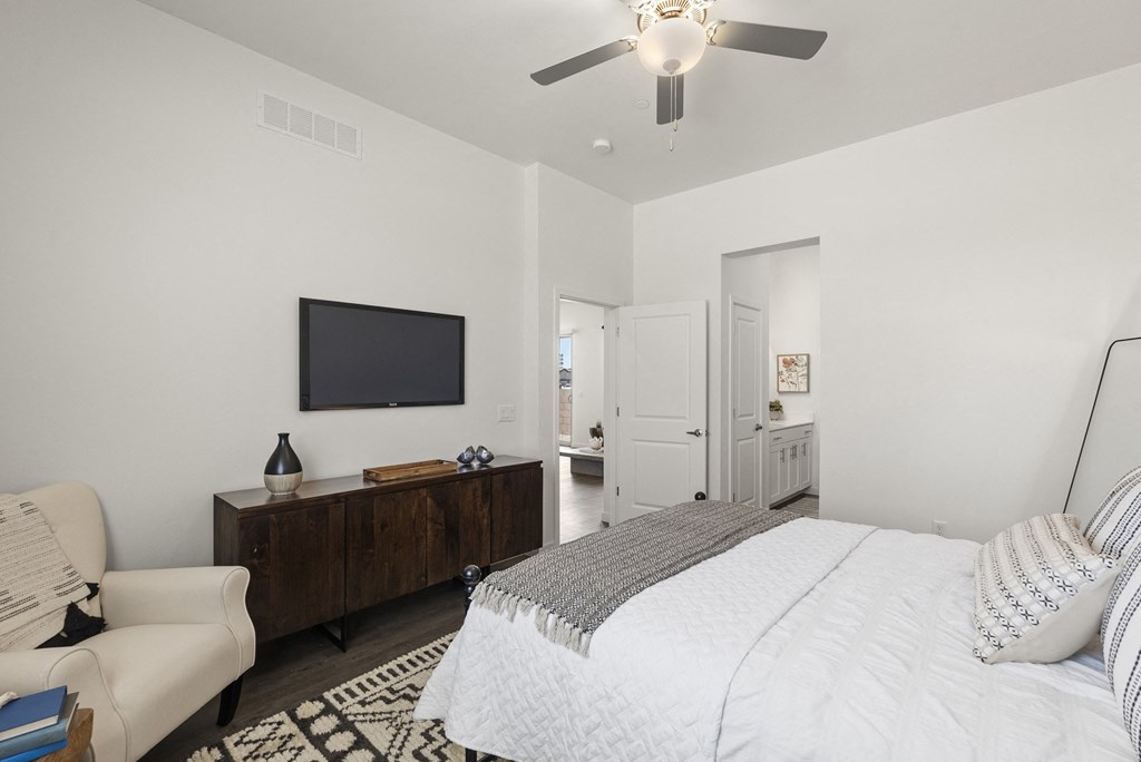 Two Bedroom Bedroom at Casitas Catalina Apartments in Tucson