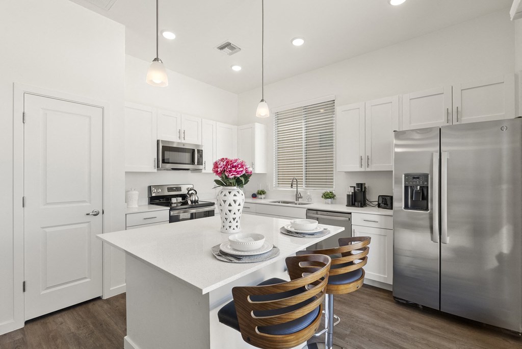Two Bedroom Kitchen at Casitas Catalina Apartments in Tucson