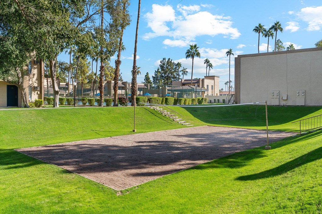 Vollyball Court at Shorebird Apartments in Mesa Arizona