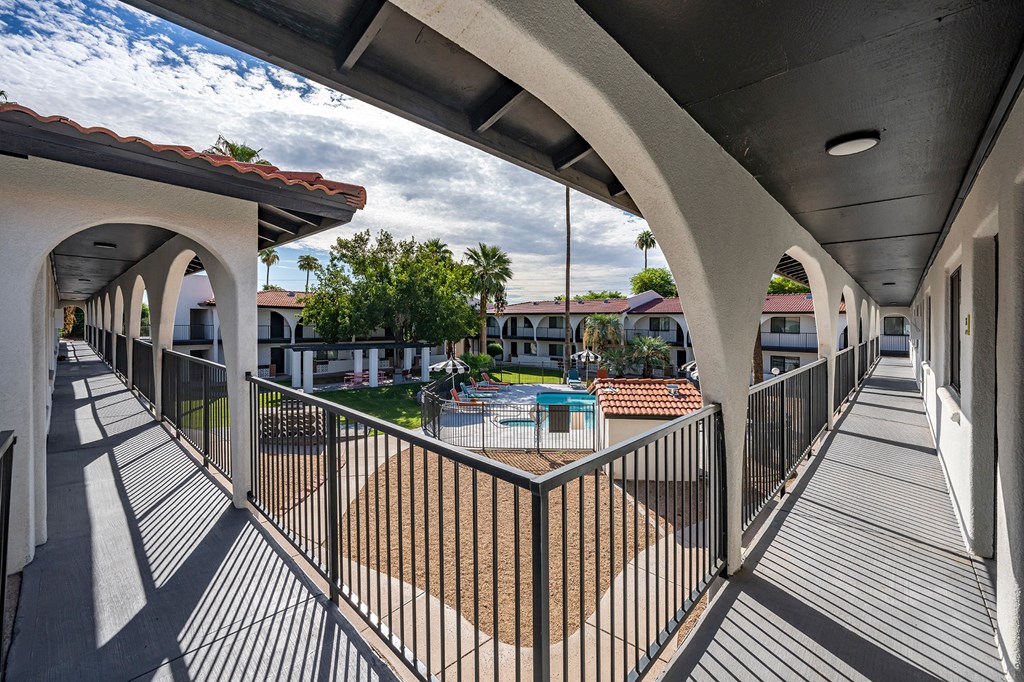 Walkway at Polanco Apartments