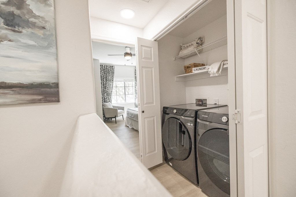 Washer and Dryer at Haven Townhomes at P83 in Peoria Arizona