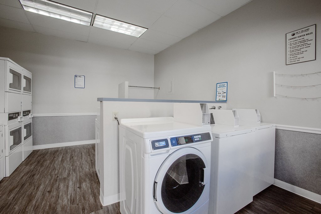 Washer and Dryer at Sky Island Apartments