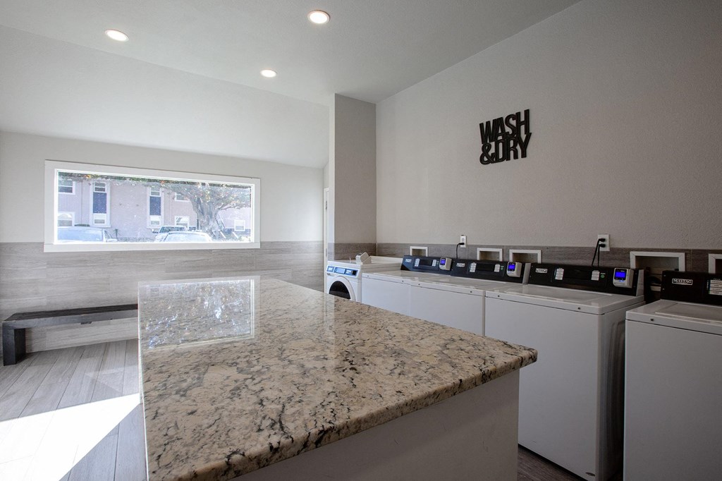 Washer and Dryer at The Villas at Quail Creek Apartment Homes in Austin Texas