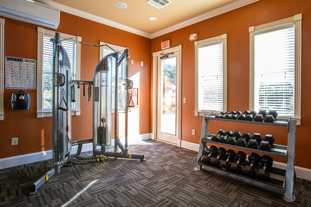 Weight Equipment at Links at Forest Creek in Round Rock Texas near Austin
