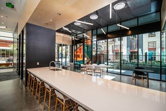Community work and study area at Rendezvous Urban Flats Apartments in Downtown Tucson - Photo Gallery