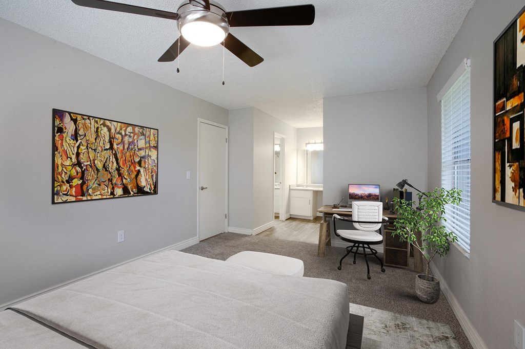 bedroom at Orange Tree Village Apartments