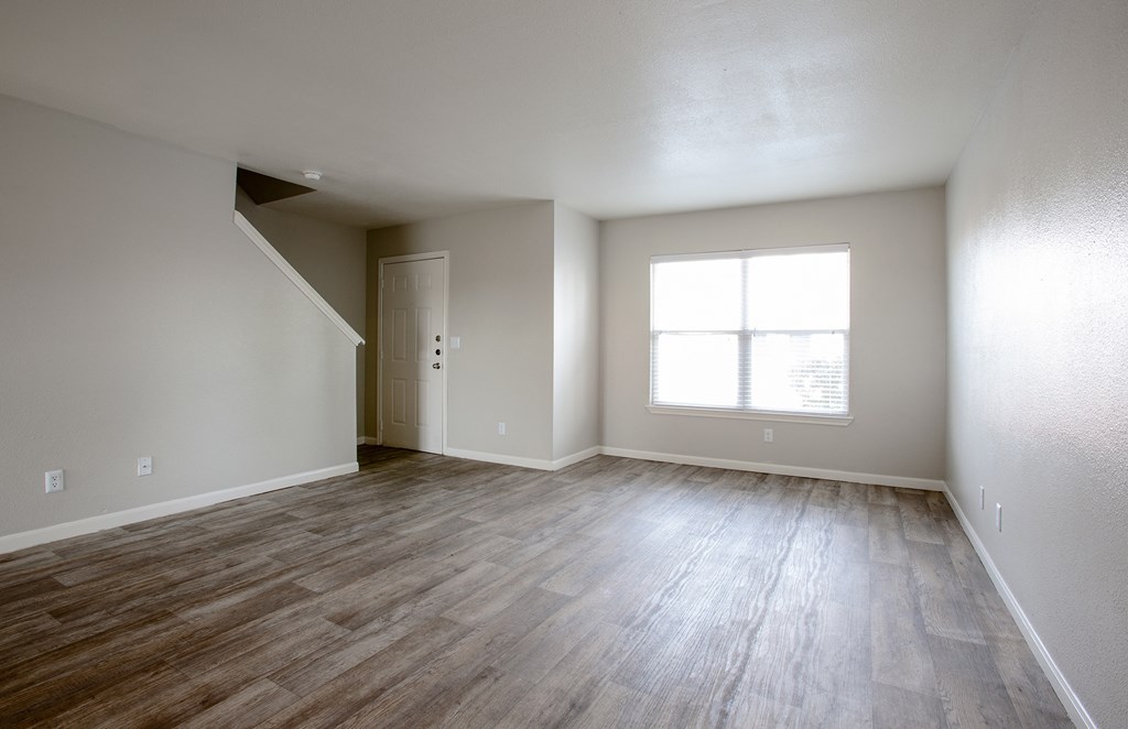living room at The Bluffs at Tierra Contenta Apartments