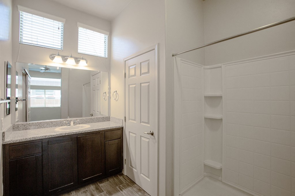 master Bathroom at Sabino Vista Apartments in Tucson