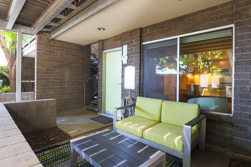 Enclosed Patio (Furnished 1 Bedroom) at The Regency Apartments in Tempe, AZ
