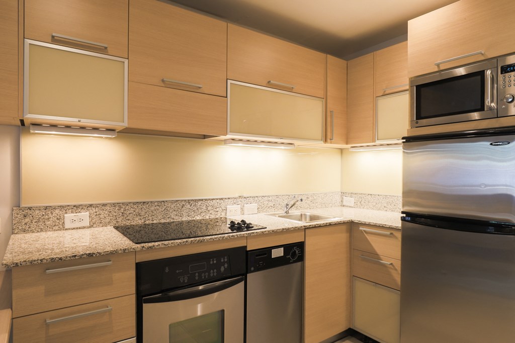Kitchen (Furnished 1 Bedroom) at The Regency Apartments in Tempe, AZ