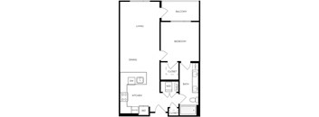 Floor plan image at Trovita Rio Apartments in Tempe, AZ