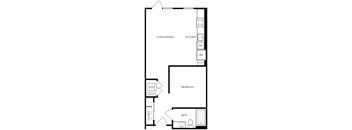 Floor plan image at Trovita Rio Apartments in Tempe, AZ