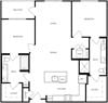 Floor plan image at Trovita Rio Apartments in Tempe, AZ