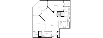 Floor plan image at Trovita Rio Apartments in Tempe, AZ
