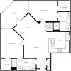 Floor plan image at Trovita Rio Apartments in Tempe, AZ
