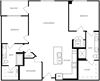 Floor plan image at Trovita Rio Apartments in Tempe, AZ