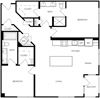 Floor plan image at Trovita Rio Apartments in Tempe, AZ