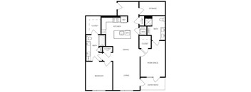 Floor plan image at Trovita Rio Apartments in Tempe, AZ