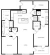 Floor plan image at Trovita Rio Apartments in Tempe, AZ