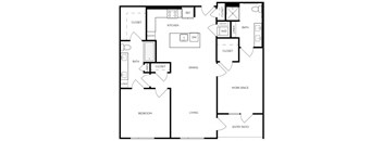 Floor plan image at Trovita Rio Apartments in Tempe, AZ