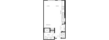 Floor plan image at Trovita Rio Apartments in Tempe, AZ