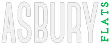 The image features the word "ASBURY" in large white letters on a green background.
