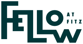A green logo with the text "Fellow at Fitz".