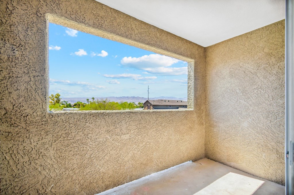 patio at Bella Vita Apartments in Bullhead City
