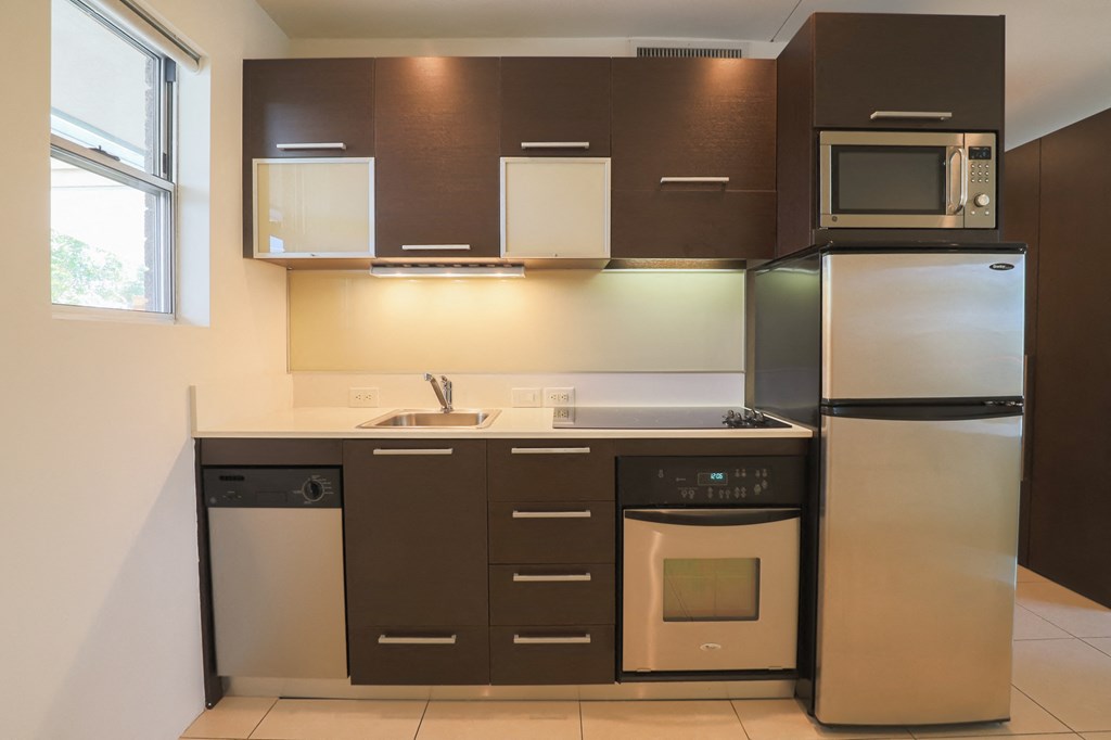 Kitchen (Studio) at The Regency Apartments in Tempe, AZ