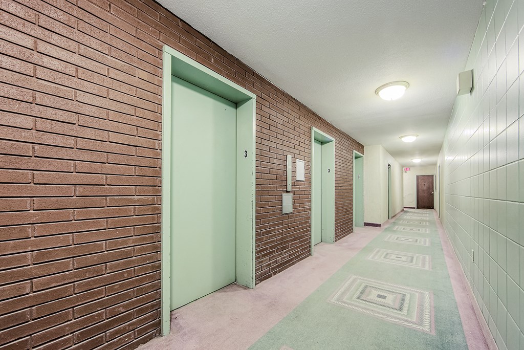 Hallway at 70 Park, Canada, L5G 1M5