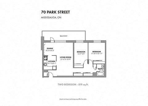 a typical floor plan of a 70 park street condo