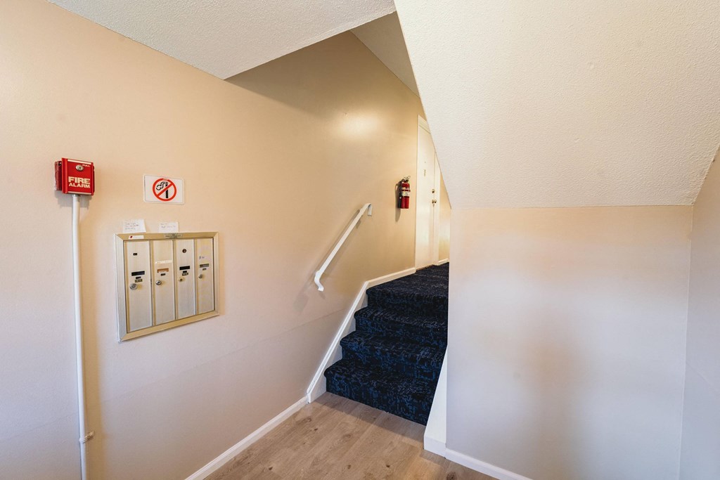 Staircase at BAY SHORE APARTMENTS, Connecticut