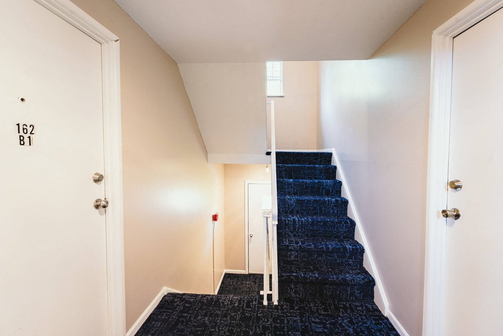 Loft Staircase at BAY SHORE APARTMENTS, EAST HAVEN, Connecticut