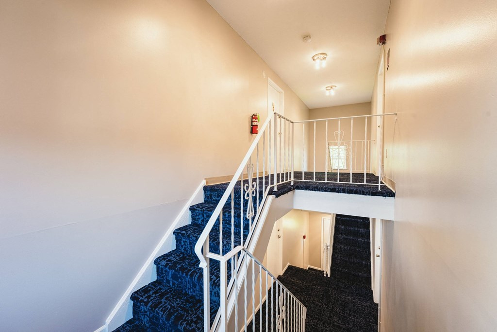 Stairs View at BAY SHORE APARTMENTS, EAST HAVEN, CT, 06512