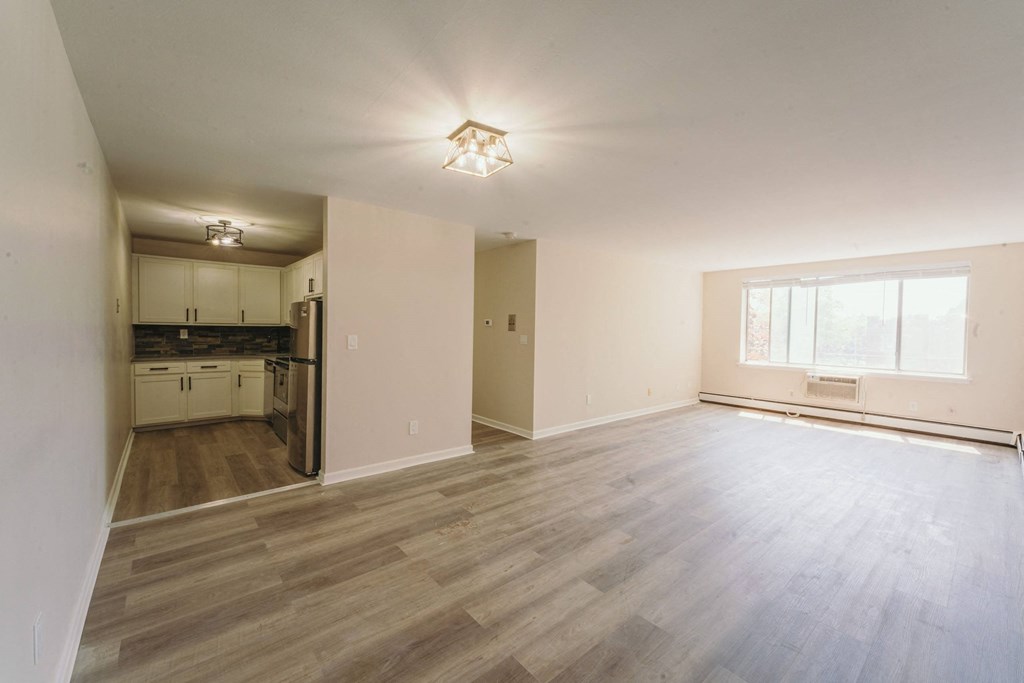 Living And Kitchen at Five High, West Hartford, Connecticut