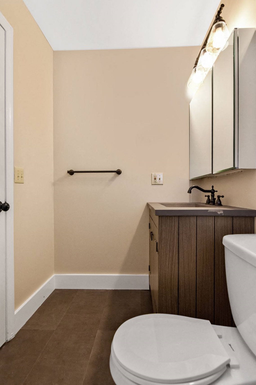 a small bathroom with a toilet and a sink