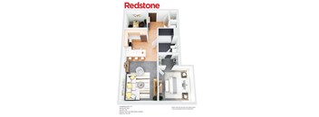 Floor Plan Apts 206, 210, 314, 406, 410, 514