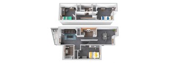 2 bedroom floor plan  the grove apartments uca heights