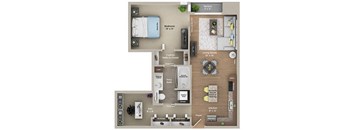 Albion at Morrow Park - A8 Floor Plan