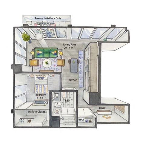a drawing of a floor plan of a house