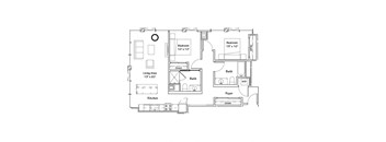 a drawing of a floor plan of a house