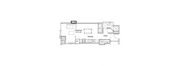 a floor plan of a small house with bedrooms and a bathroom