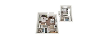 the alcove troy apartments 1 bed floor plan
