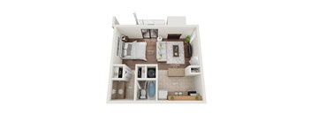 the alcove troy apartments studio floor plan